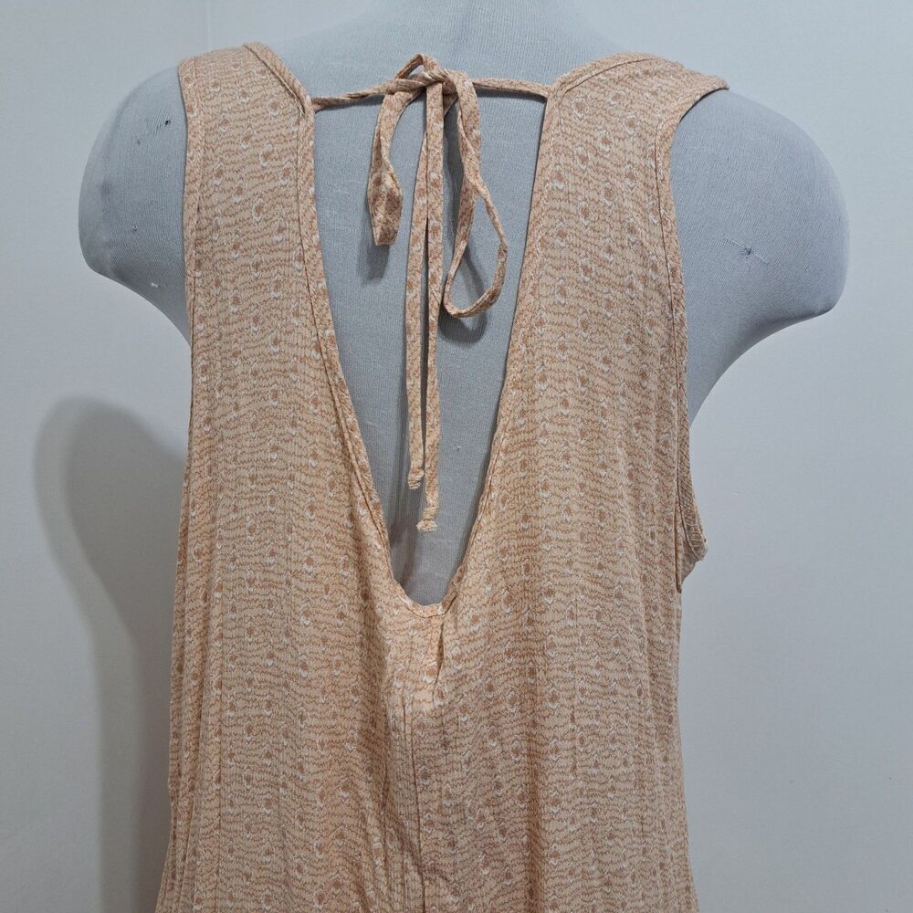 Veveret Boho Casual Chic Peach Pleasure Jumpsuit Large NWT - Picture 9 of 13